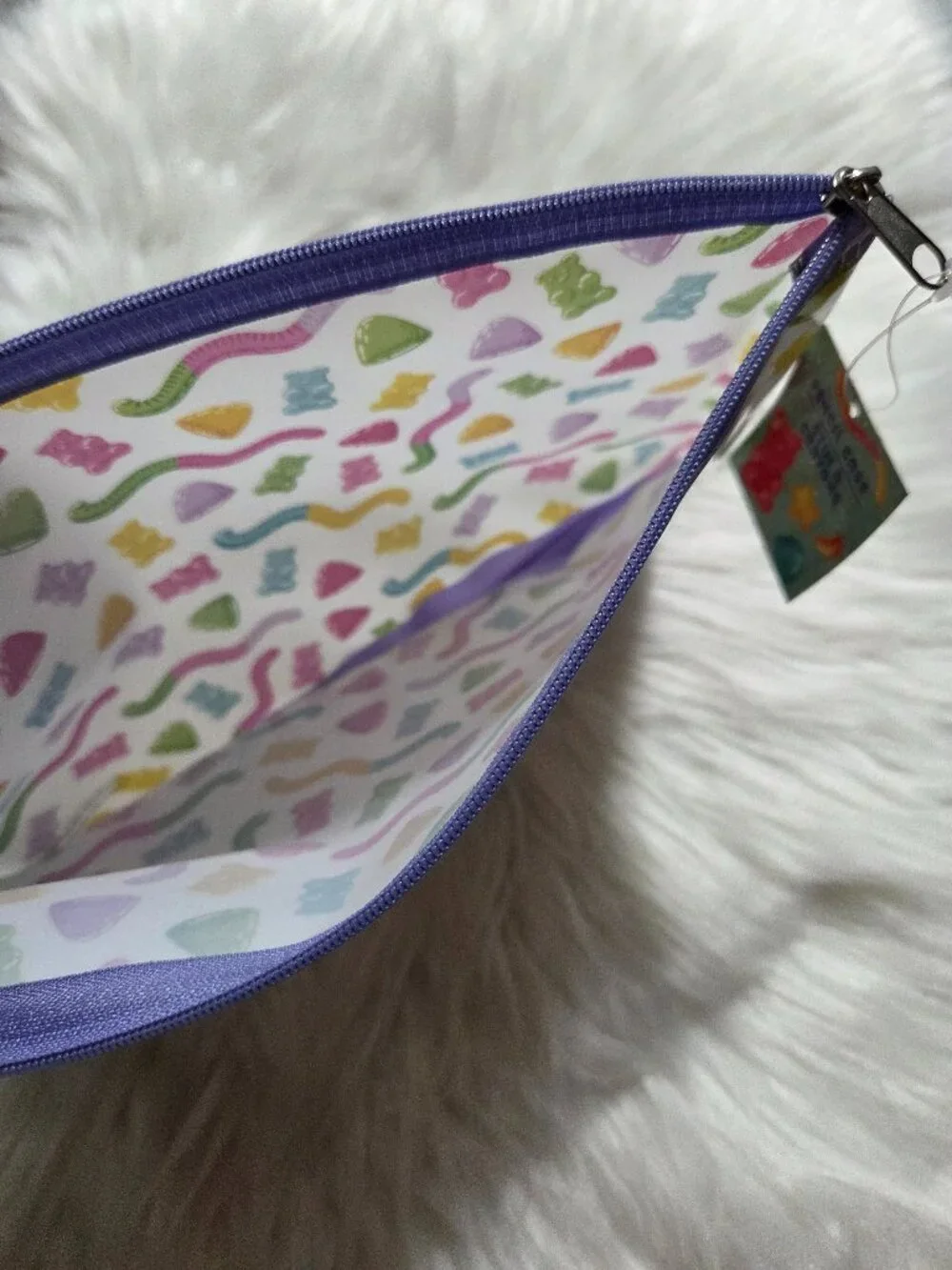 Gummy Theme Pencil Pouch & Keychain Set
